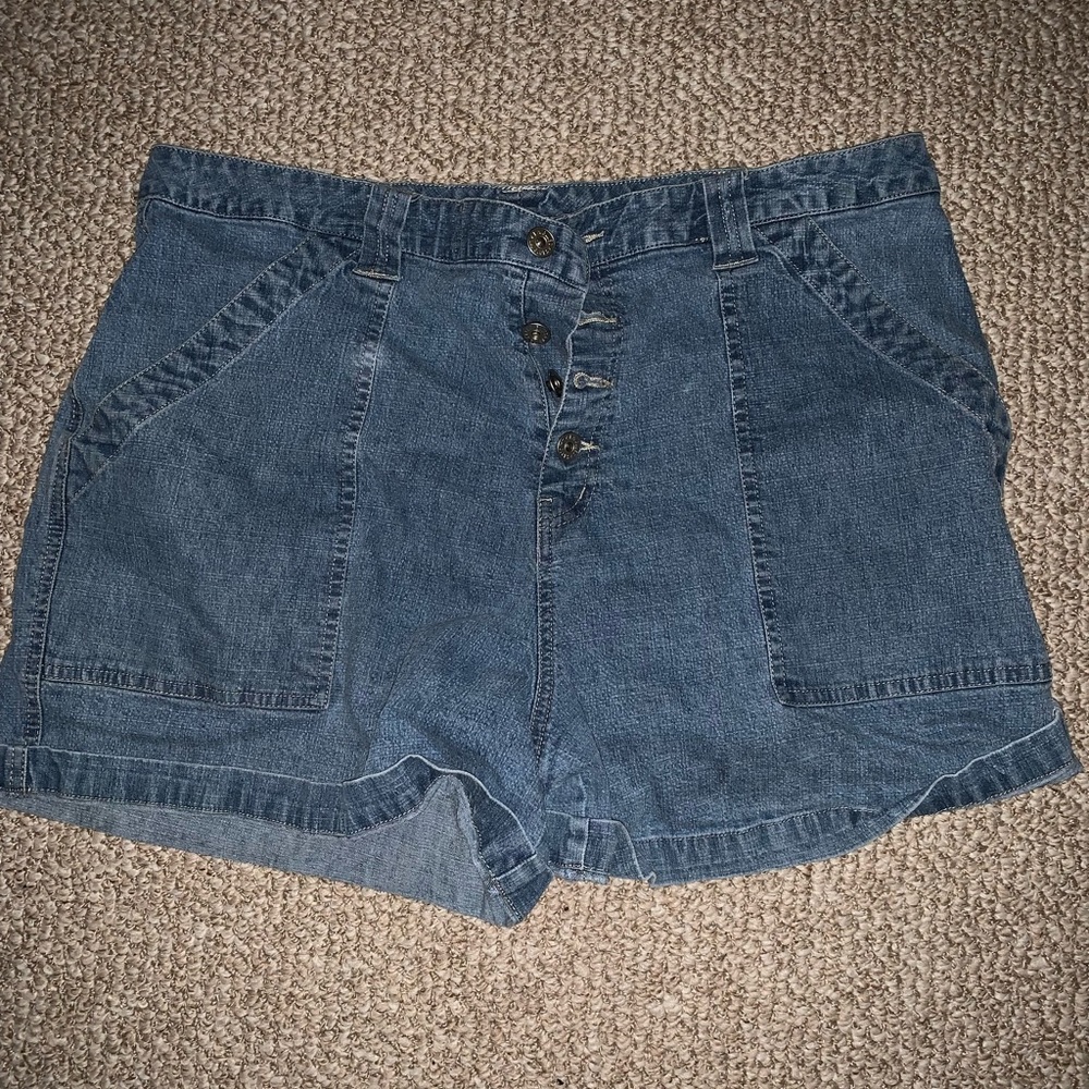 LA Blues Stretch Jean Shorts